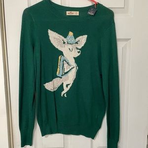 Hollister fox sweater